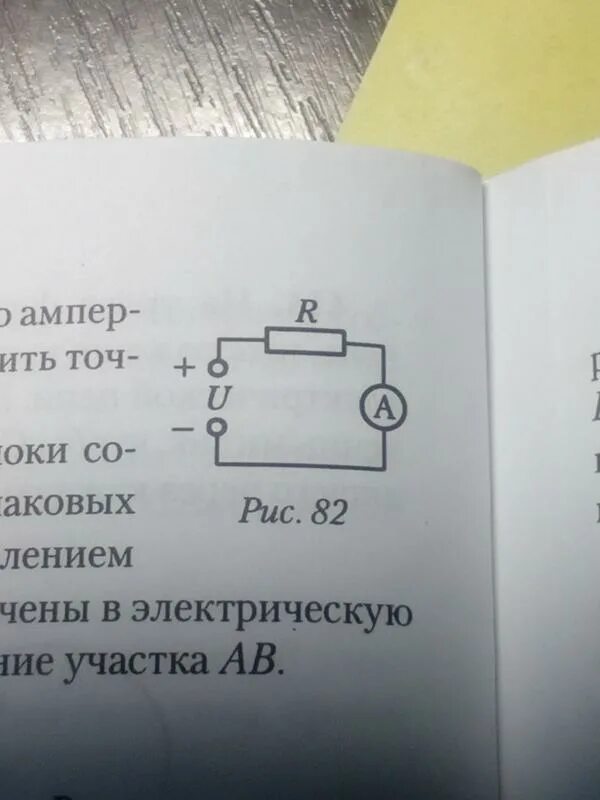 Найдите показание идеального амперметра