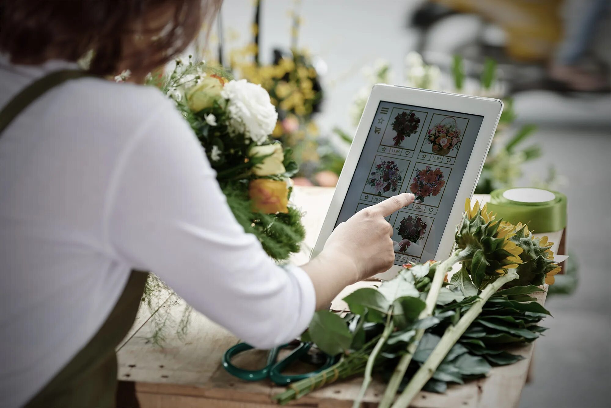 Using flowers