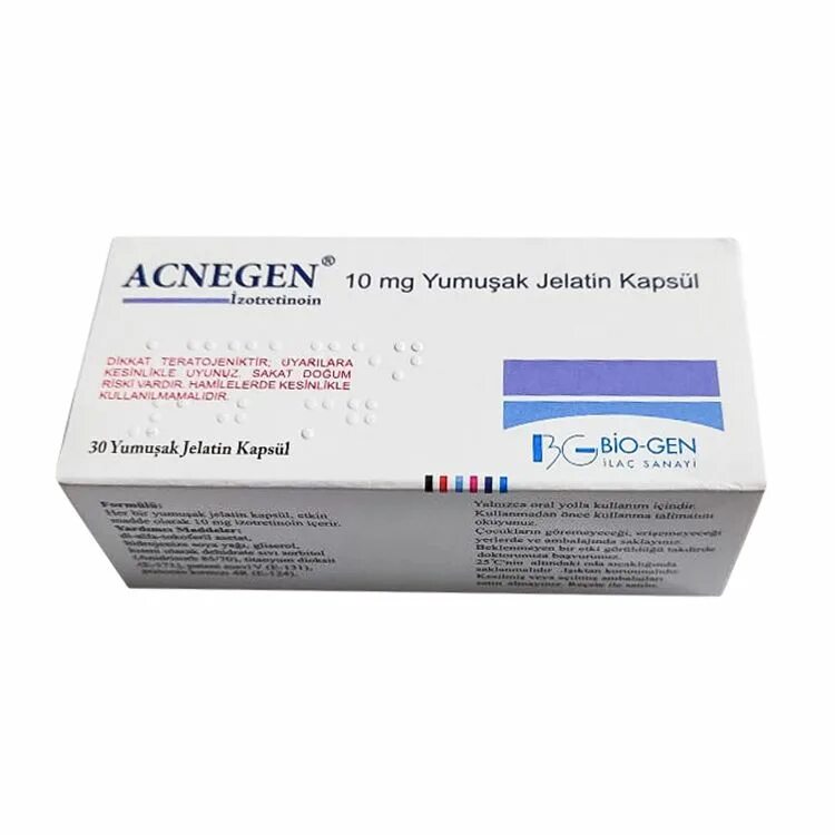 Акнекутан 16 купить спб. Акнекутан изотретиноин 16 мг. Acnegen 10. Турецкие таблетки от акне. Acnegen Турция.
