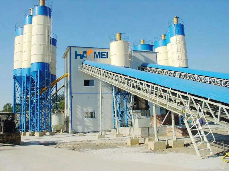 Бетонный завод hzs90. Бетонный завод HZS 50. Concrete-Mixing Plant. Batching Plant. Стационарный завод