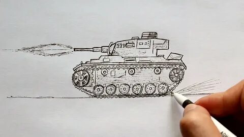 Как нарисовать самый легкий танк