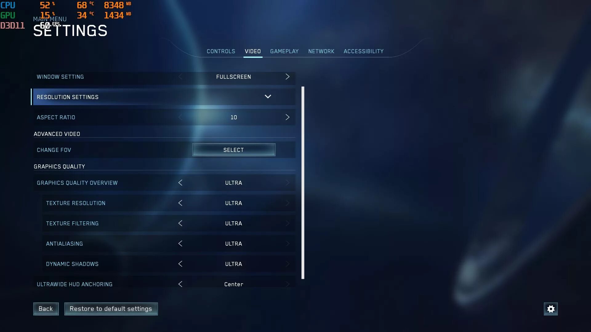 Function main menu