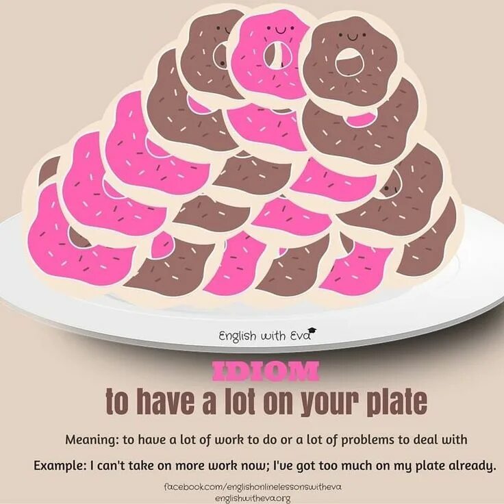 I got a lot of problems. Have a lot on plate. have a lot on your plate. to have a lot on your plate. i have a lot on my plate.