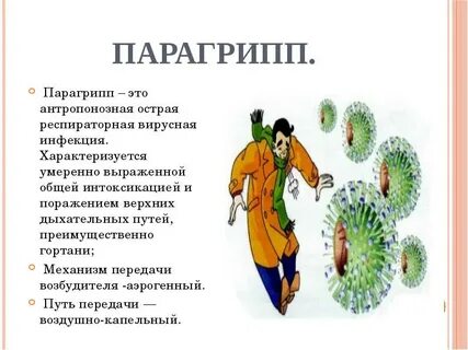 Парагрипп симптомы у взрослых