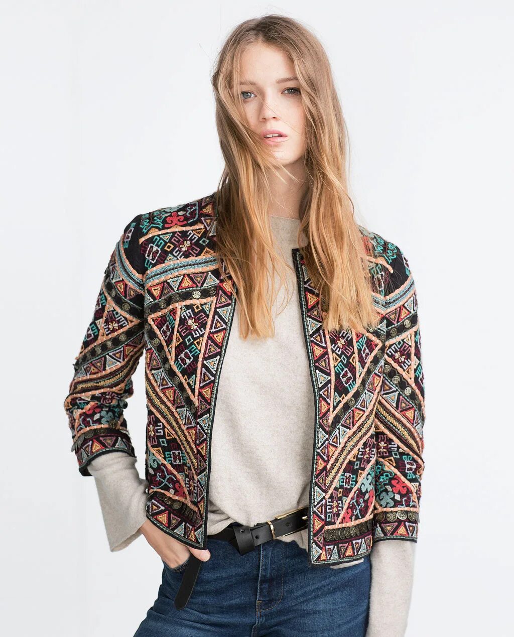 Жакет в стиле бохо. Жакет бохо. Пиджак в стиле бохо. Валяные жакеты в стиле бохо. Zara жакет этно кожа.