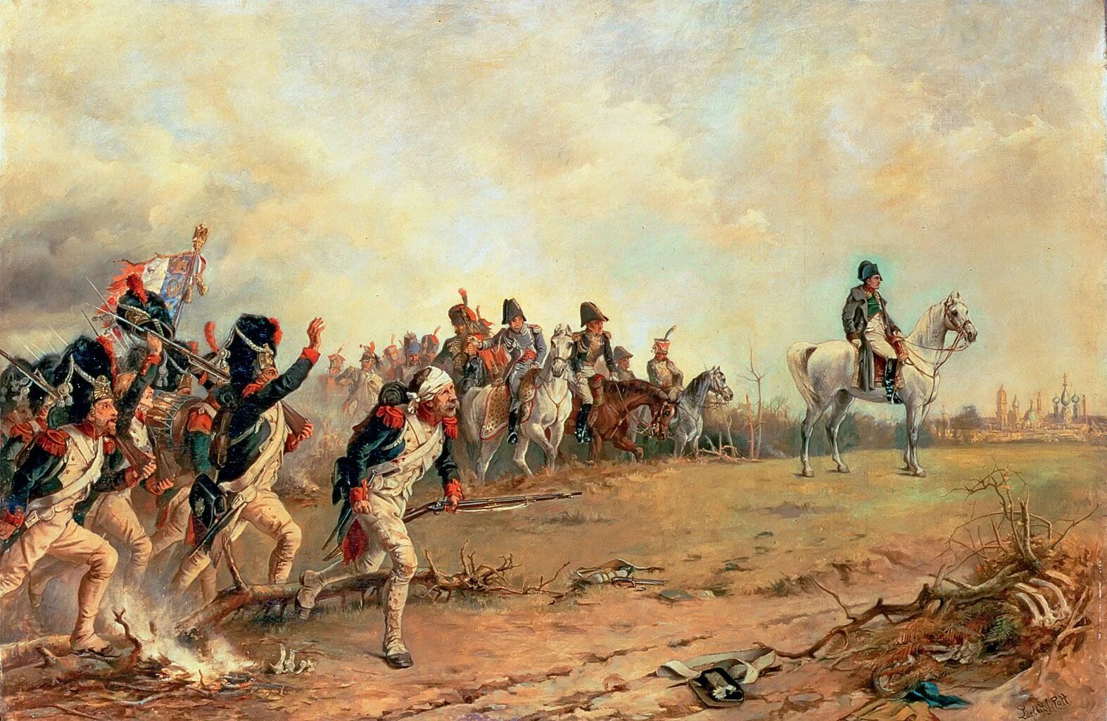 Решающее сражение с армией наполеона. Наполеон 1812. Laslett John Pott. Наполеон Бонапарт в Москве 1812.