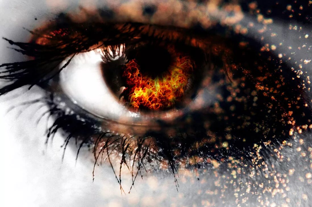 Горящие глаза. Огонь в глазах. Огонь в глазах пастелью. Огонь в глазах. Горящие глаза.
