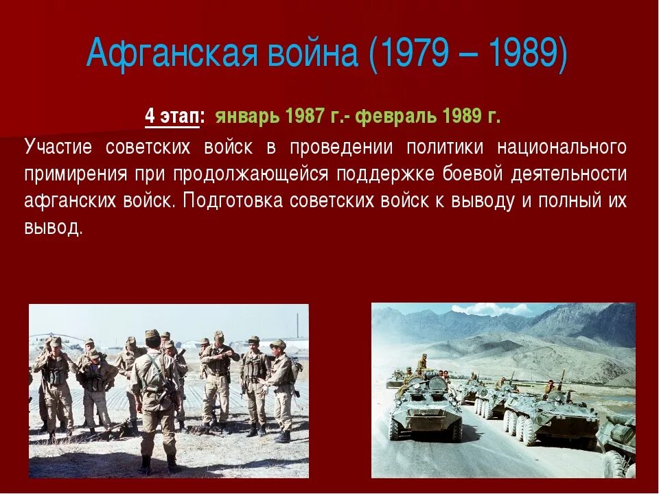 В каком году вывели. Этапы афганской войны 1979-1989. Афганская война 1979-1989 вывод советских войск. Этапы афганистанской войны. Этапы войны в Афганистане.