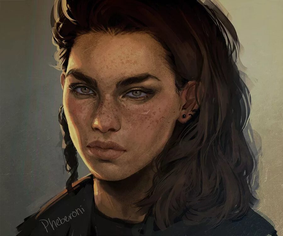 Character portraits. Pheberoni. pheberoni art. ореад портрет. фэнтези character portrait.