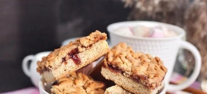 Печенье с вареньем и тертым тестом сверху рецепт пошагово eCookie.ru