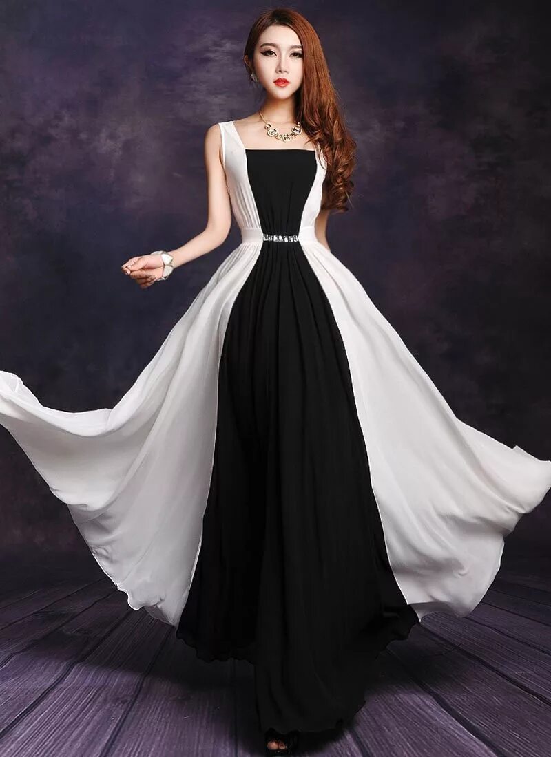 Белое вечернее платье. Черное атласное вечернее платье. Вечернее платье черно белое. Черно белое вечернее платье. Платье в пол.