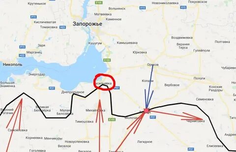 Запорожская область где бои