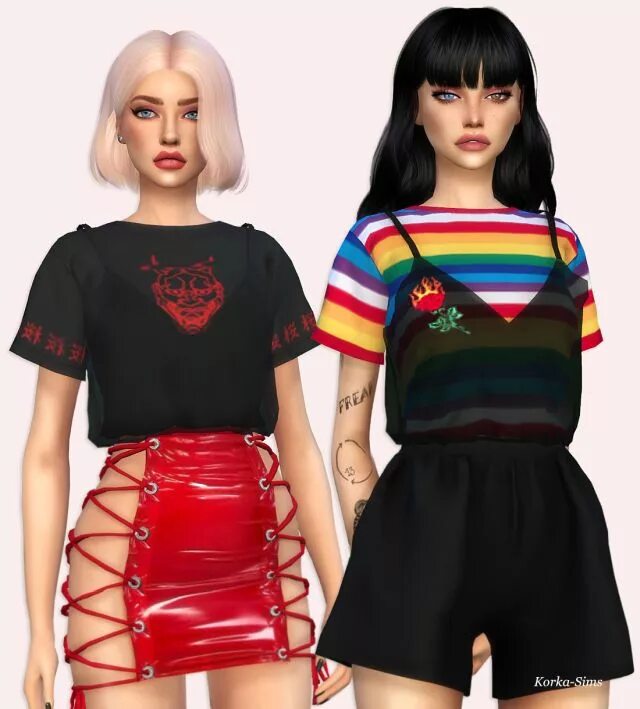 Симс модная одежда. Sims 4 clothes. korkasims. sims 4 одежда 4. симс 4 топ.