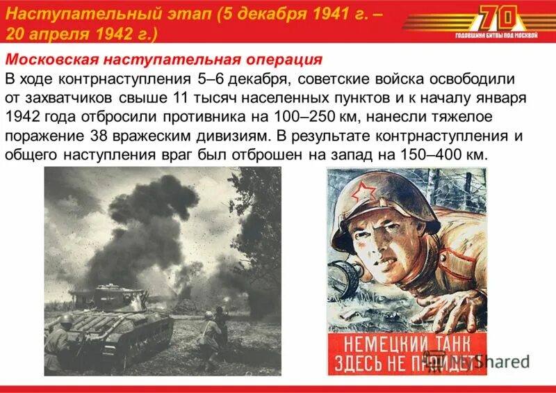 Начало контрнаступления красной армии дата. Контрнаступление 5 декабря 1941. День воинской славы контрнаступление под Москвой 5 декабря 1941. Московская наступательная операция 1941-1942. Наступательный этап 5 декабря 1942.