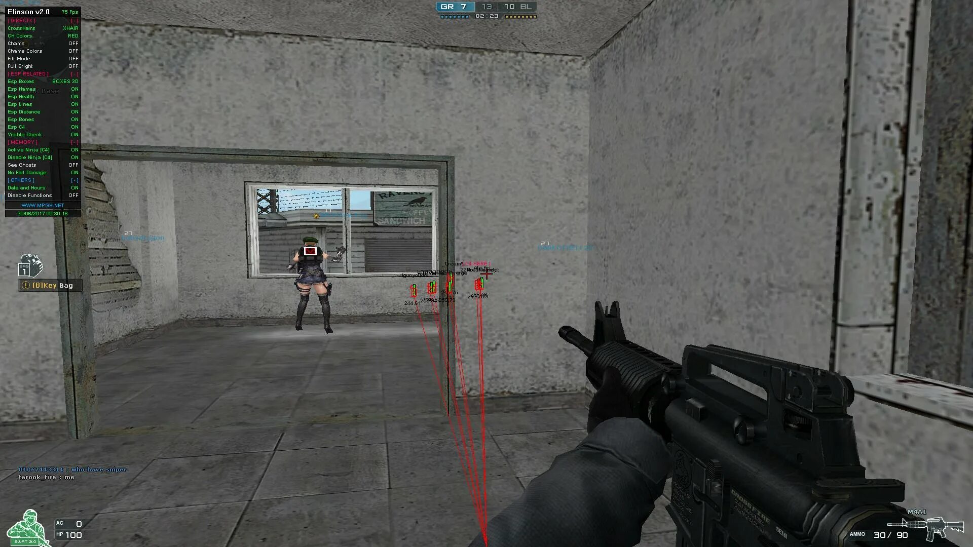 Esp hack. Corner box esp.
