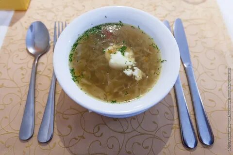 Супы в столовой