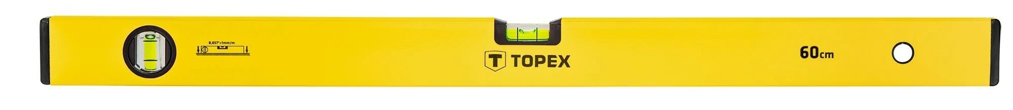 1 500 60. Строительный уровень Topex 29. Уровень Topex 60. Пузырьковый уровень Topex. Уровень алюминиевый 600 мм.