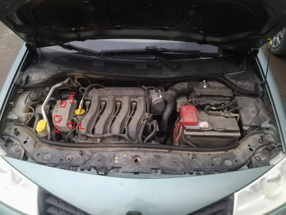 Приехала маленькая цацка пецка.Или красивее под капотом. - Renault Megane II, 1,