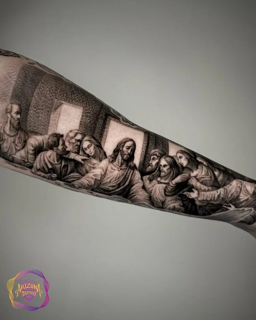 Тату тайная вечеря. Тайная вечеря тату. Тату Тайная вечеря на руке. Аризона тату Казань. Татуировки Тайного города