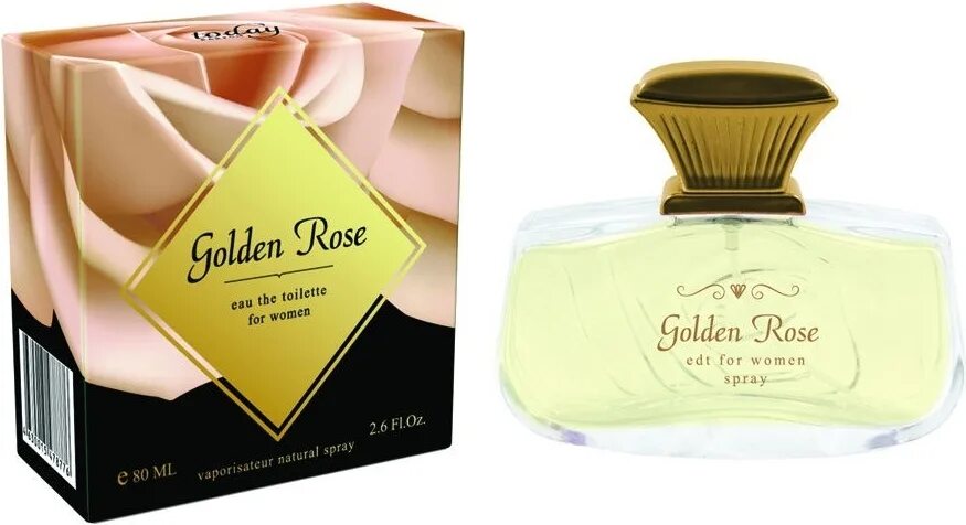 Туалетная вода Голден Роуз. Rose Golden духи парфюмерия. Духи с крышкой в виде цветка. Духи хана
