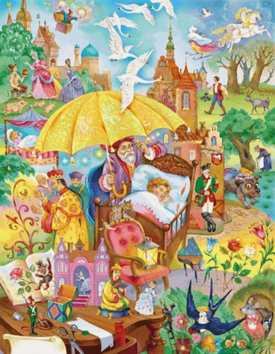 Сказочный мир. Большая детская сказка. Русские сказки. Большая детская сказка. Народные сказки.