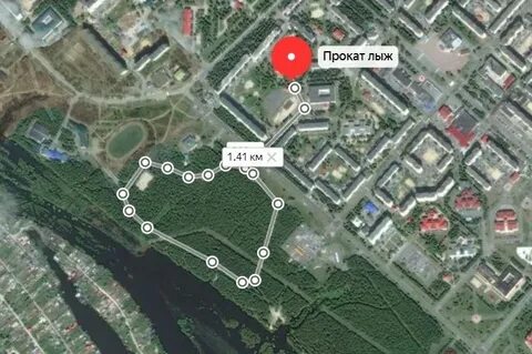 Лангепас на карте