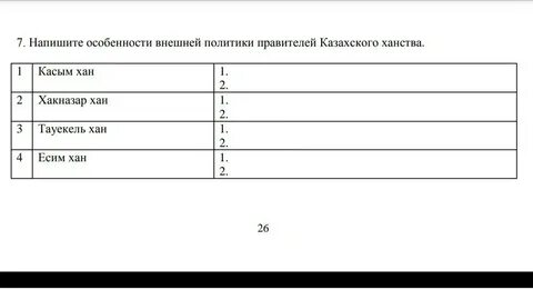 Внешняя политика ханов