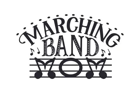 Marching Band Mom Archivo de Corte SVG por Creative Fabrica Crafts &mid...