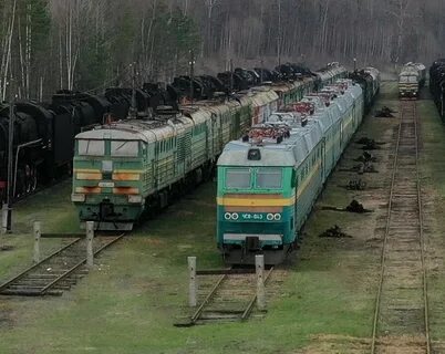 Стоянка локомотив
