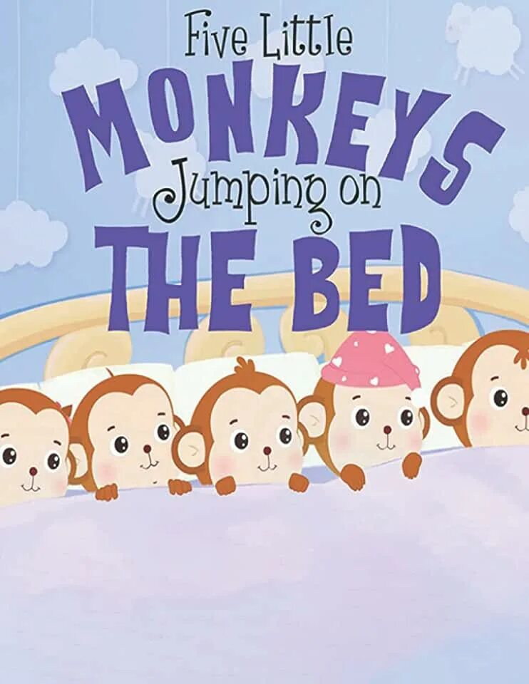 Включи five little monkeys. 5 little monkeys jumping on the bed. five little monkeys jumping. песенка five little monkeys jumping on the bed. 5 little monkeys jumping.