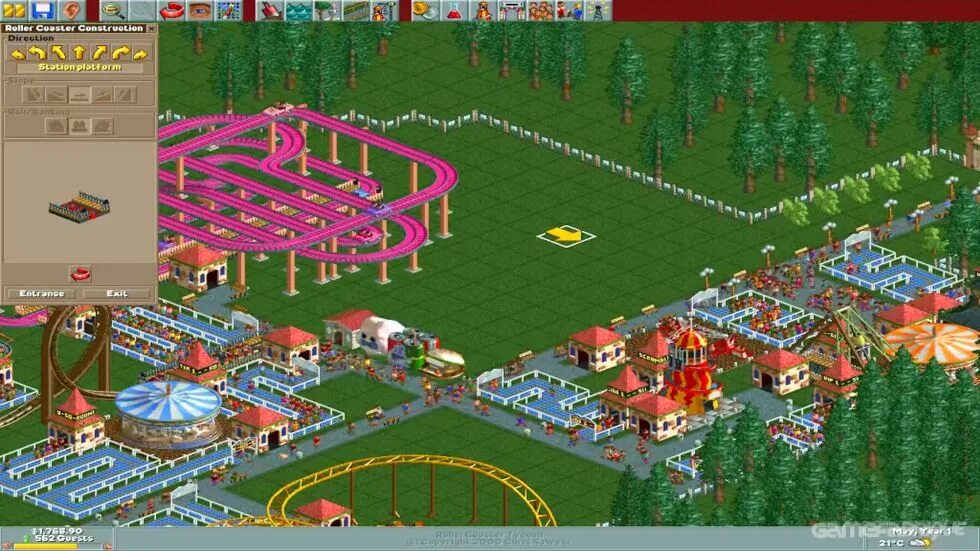 Стар ворлд игра. Rollercoaster Tycoon 1. Rollercoaster Tycoon 1999. Роллер костер ТАЙКУН 1999. Roller Tycoon на компьютере.