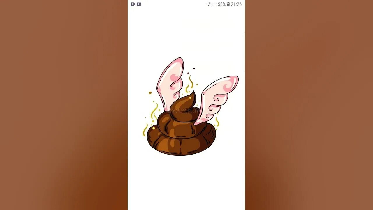 Какашка улетает