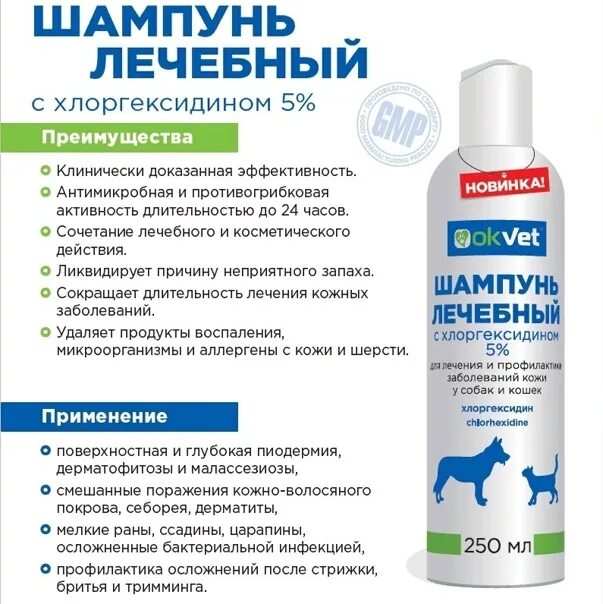 Лечебные шампуни для кошек