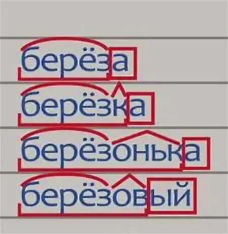 Березка где окончание