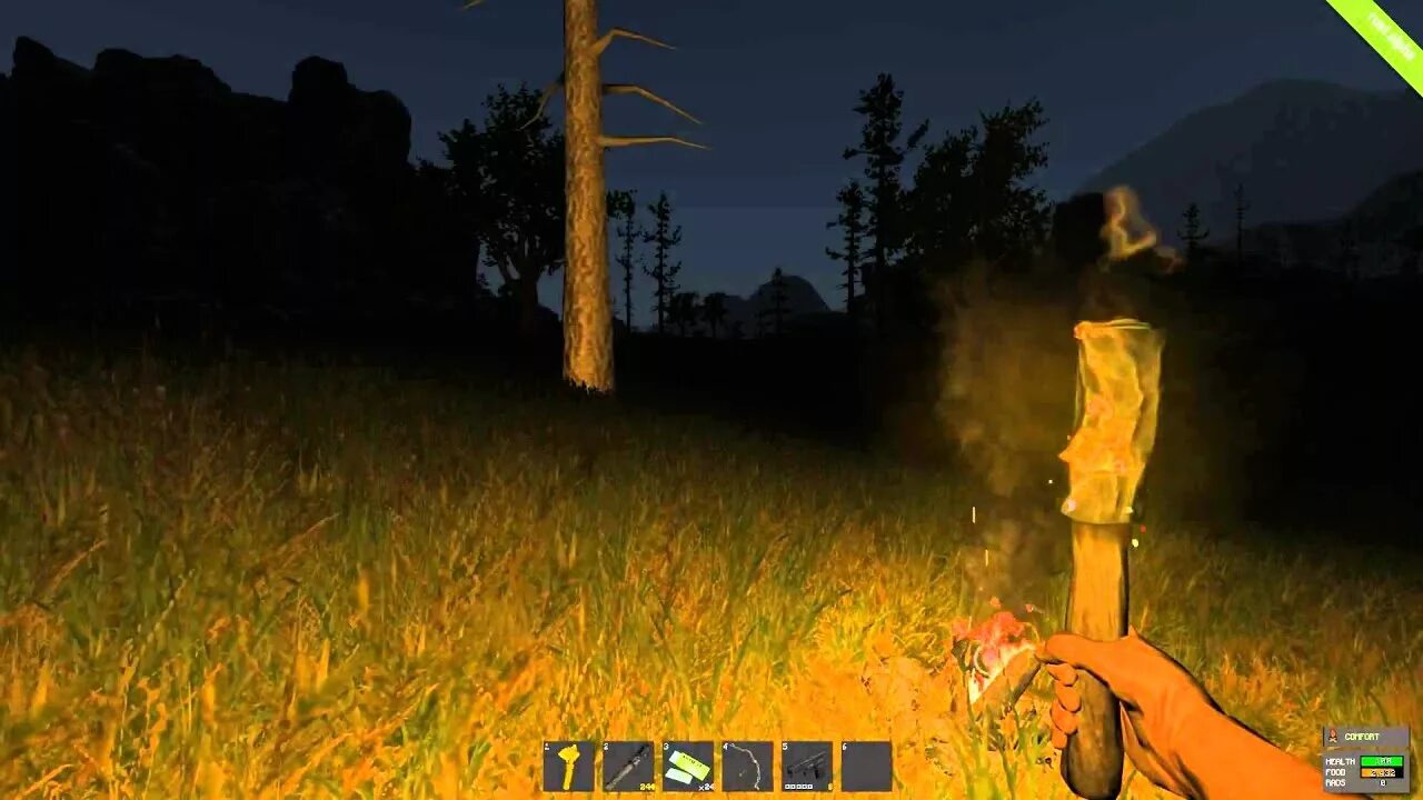 Как видеть ночью в раст 2025. Rust ночь. ночь игра раст. rust прохождение.