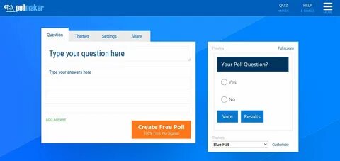 Poll quiz