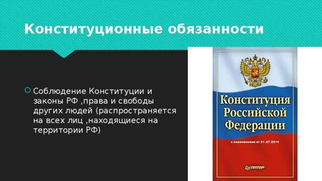 Конституционная обязанность человека вести достойный образ жизни. Соблюдение Конституции и законов РФ, прав и свобод других людей.. Соблюдение Конституции и законов РФ. Соблюдение Конституции РФ И законов РФ. Обязанность соблюдать Конституцию РФ И законы.