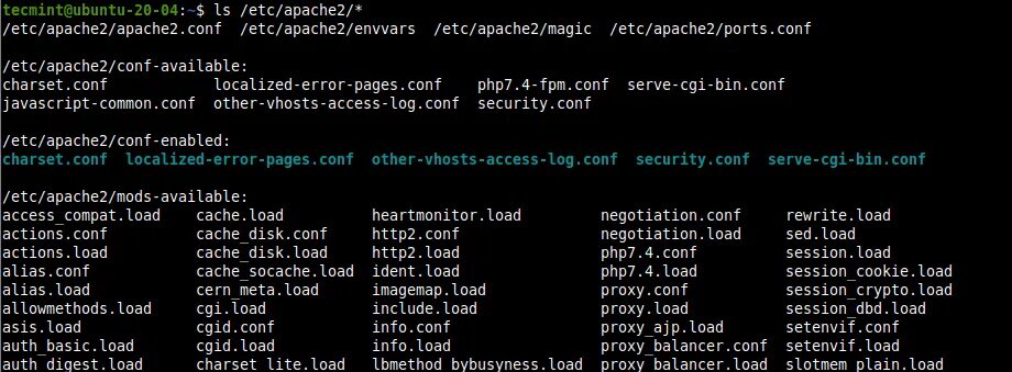 Файлы конфигурации apache2. Apache2 config example. Конфигурационный файл веб-сервера Linux. Apache/2.4.41 (Ubuntu) Server at Port 443.