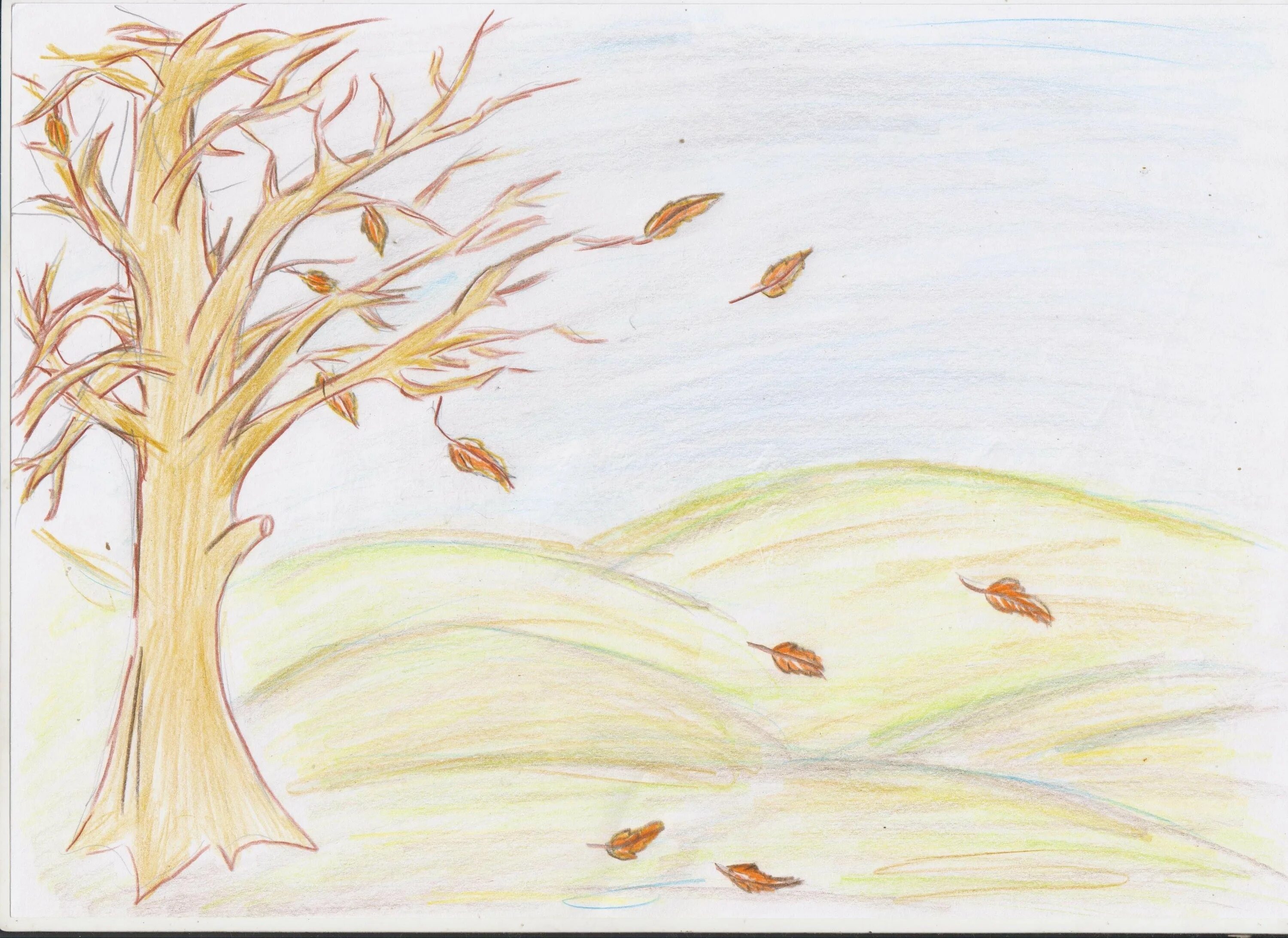Осень картинки пошагово. Рисунок осень карандашом. Осенние картинки для срисовки. Осень рисунок для детей карандашом. Осенние рисунки для срисовки лёгкие.