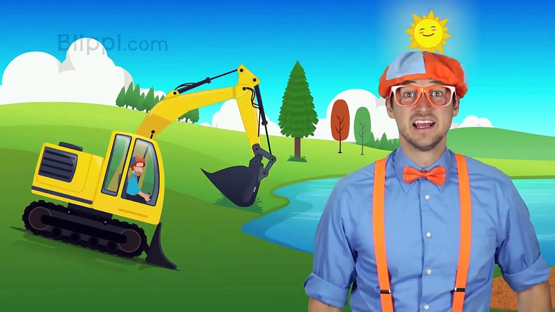 Blippi. Blippi экскаватор. Экскаватор Сонг. Включи блиппи экскаватор