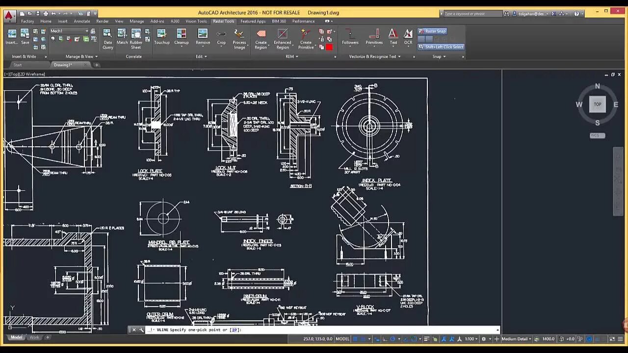 Autocad raster