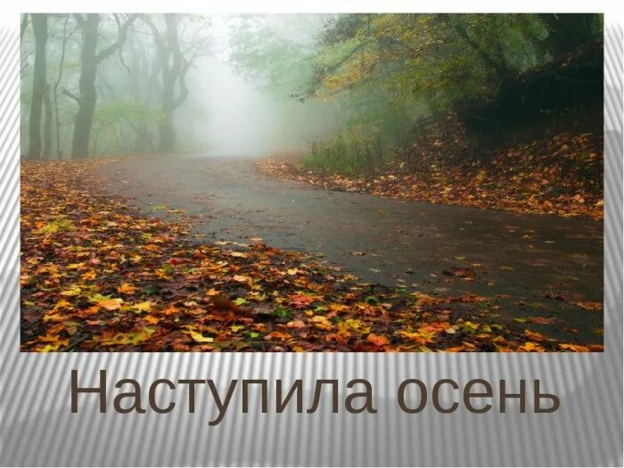 Снова осень наступает