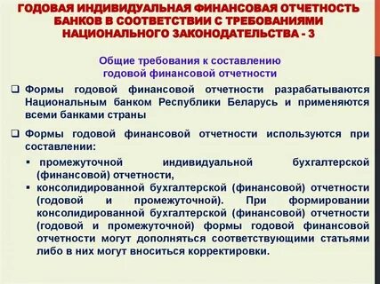 Финансовая отчетность коммерческого банка