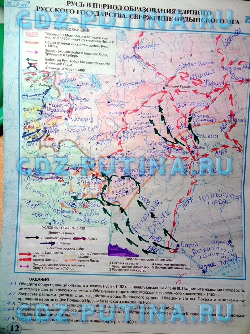 Контурная карта история росси 6 класс. Образование единого русского государства контурная карта. Образование единого российского государства 1462-1533 контурная карта. Карта по истории России 6 класс. Русь в период образования единого русского государства карта.