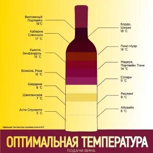 Какой температуры шампанское