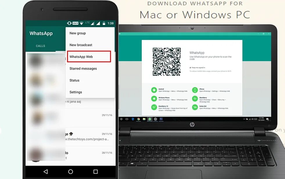 Whatsapp web download windows