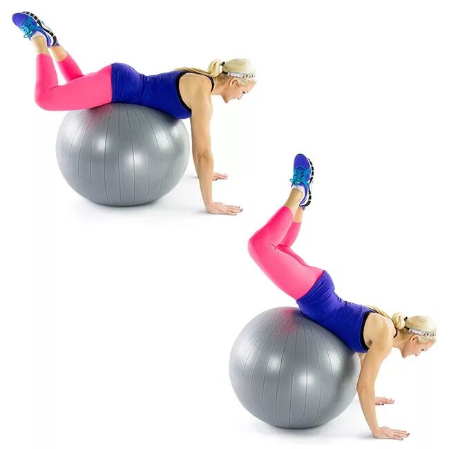 Пресс с фитболом. Упражнения на пресс с фитболом. Планка на фитболе. Занятия на фитболе для спины. Упражнение специальным мячом.