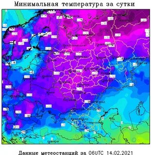 Карта метеовеб