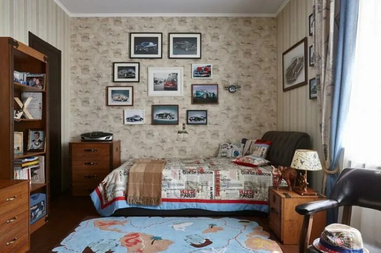 Просторная детская комната для мальчика-подростка 12-16 лет. Cool teen bedrooms,