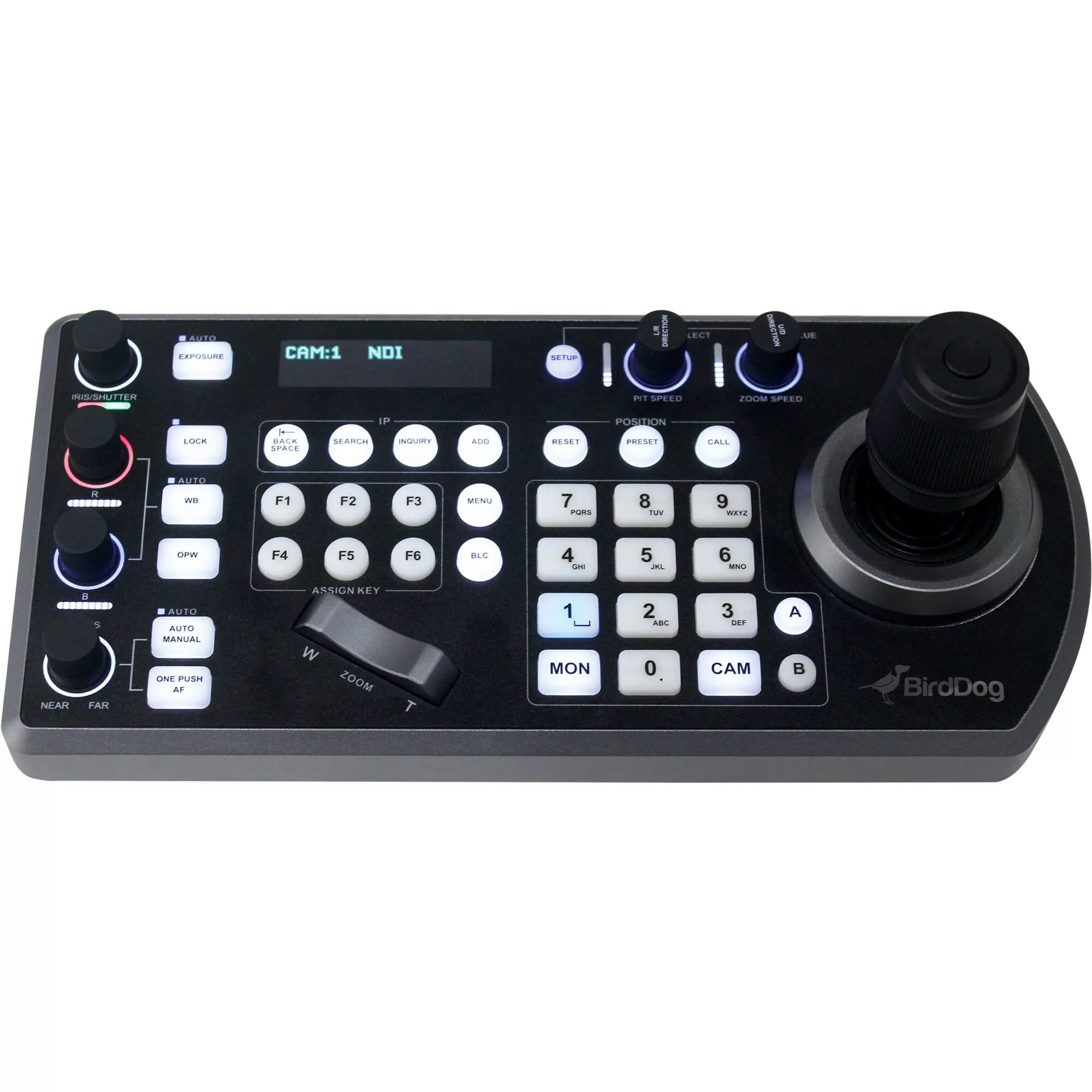 Keyboard controller. Birddog ptz keyboard. пульт управления ptz камерами ndi. birddog ptz p400. ptz controller scc1000.